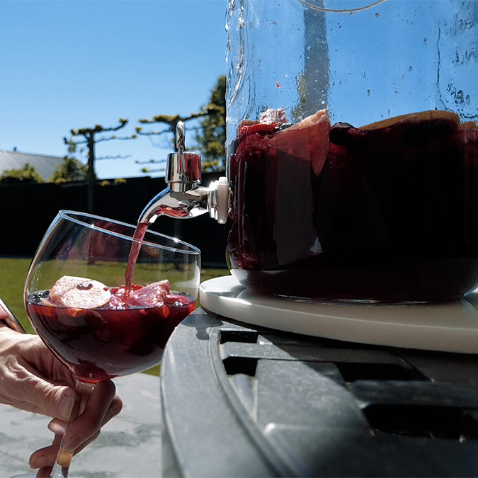 Sangria maken zonder kilo’s fruit te snijden?